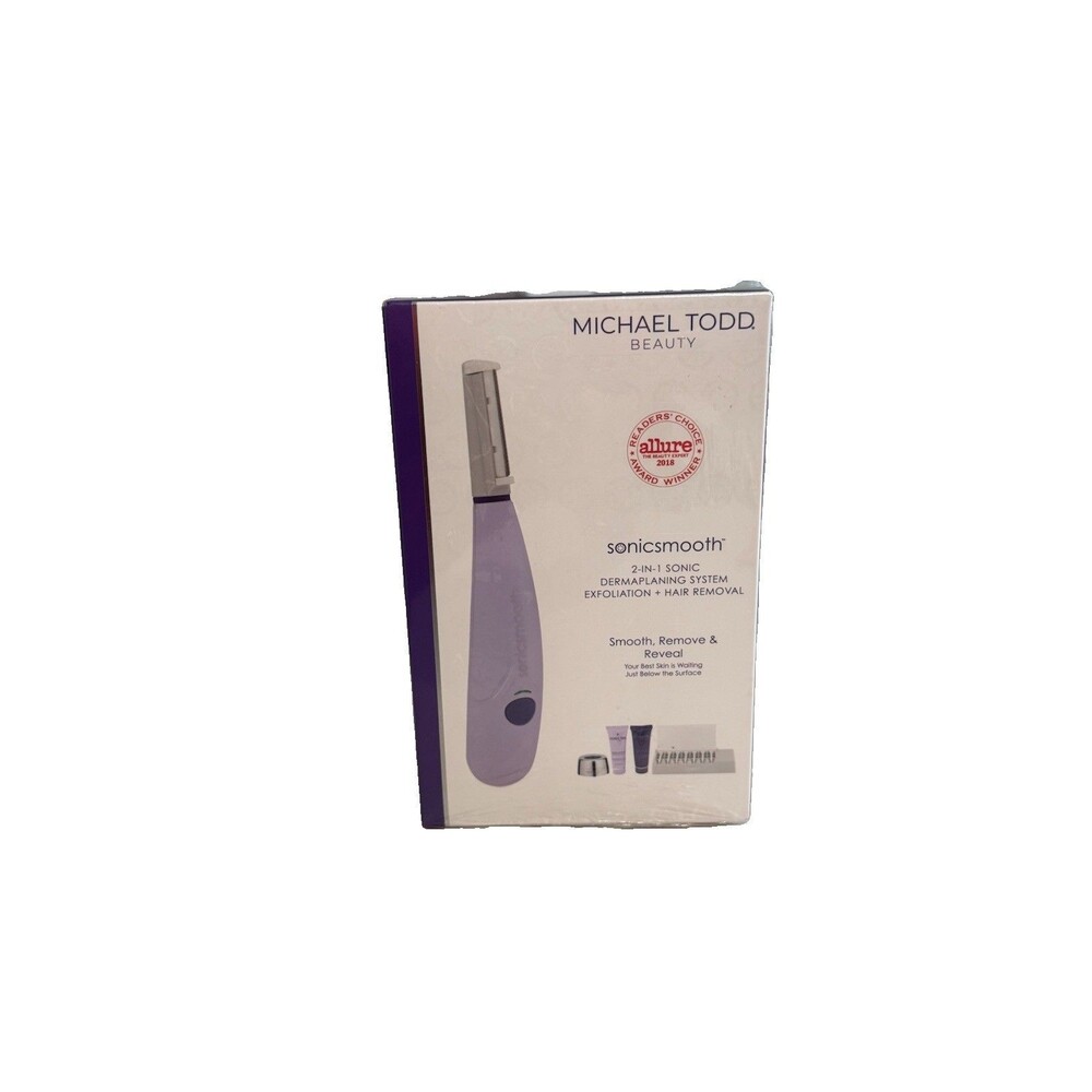 Michael Todd Beauty Sonicsmooth Dermaplane Razor 2-in-1 System: Brand New